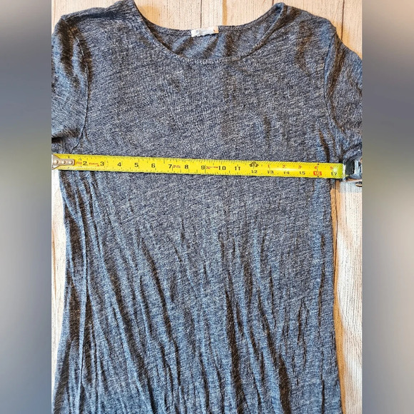 Anthropologie 34°N 118W° •Size Small• Benna Maxi Dress 100% Linen Blue Space Die - Picture 11 of 12